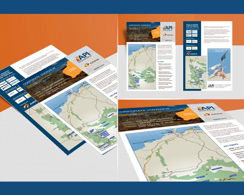 Illustrations, Map and Leaflet Design